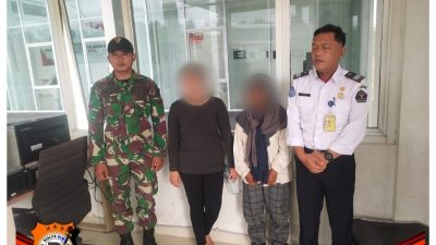 Personil Satgas Pamtas RI-Malaysia Yonarmed 19/105 Trk Bogani Gagalkan Penyelundupan Rokok Ilegal Dari Malaysia