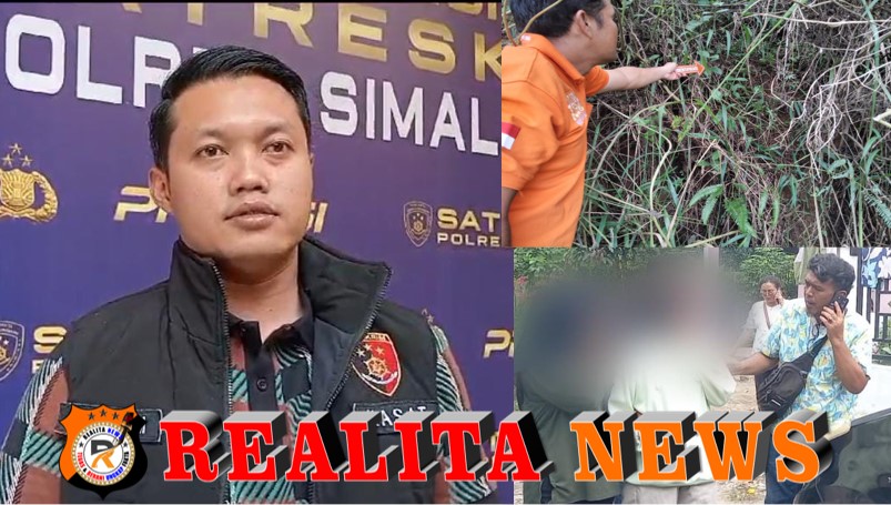 Kasat Reskrim Polres Simalungun, AKP Ghulam Yanuar Luthfi Memberikan Keterangan ke Para Awak Media